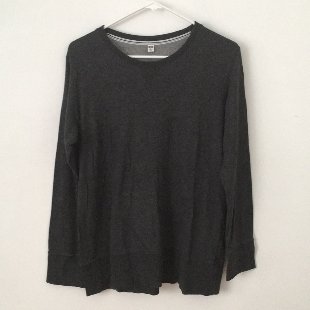 Gray Pullover Sweatshirt